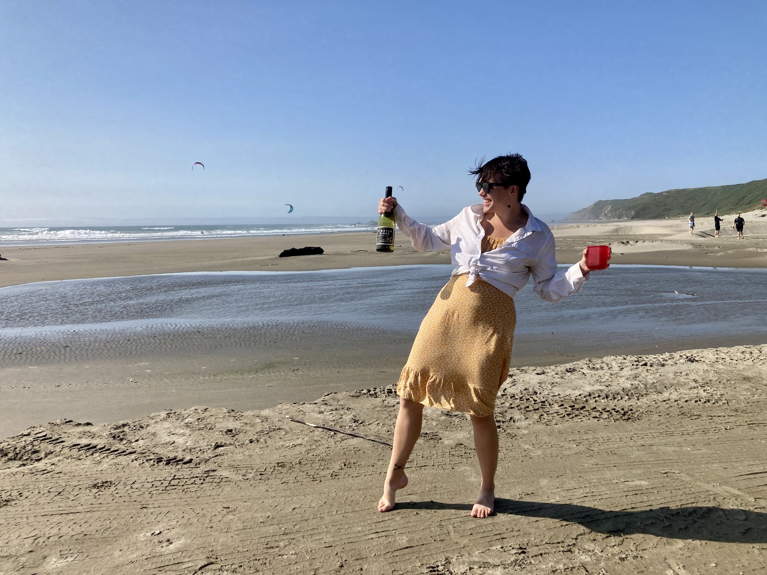   Happy hour on the beach became an every-day occurrence  