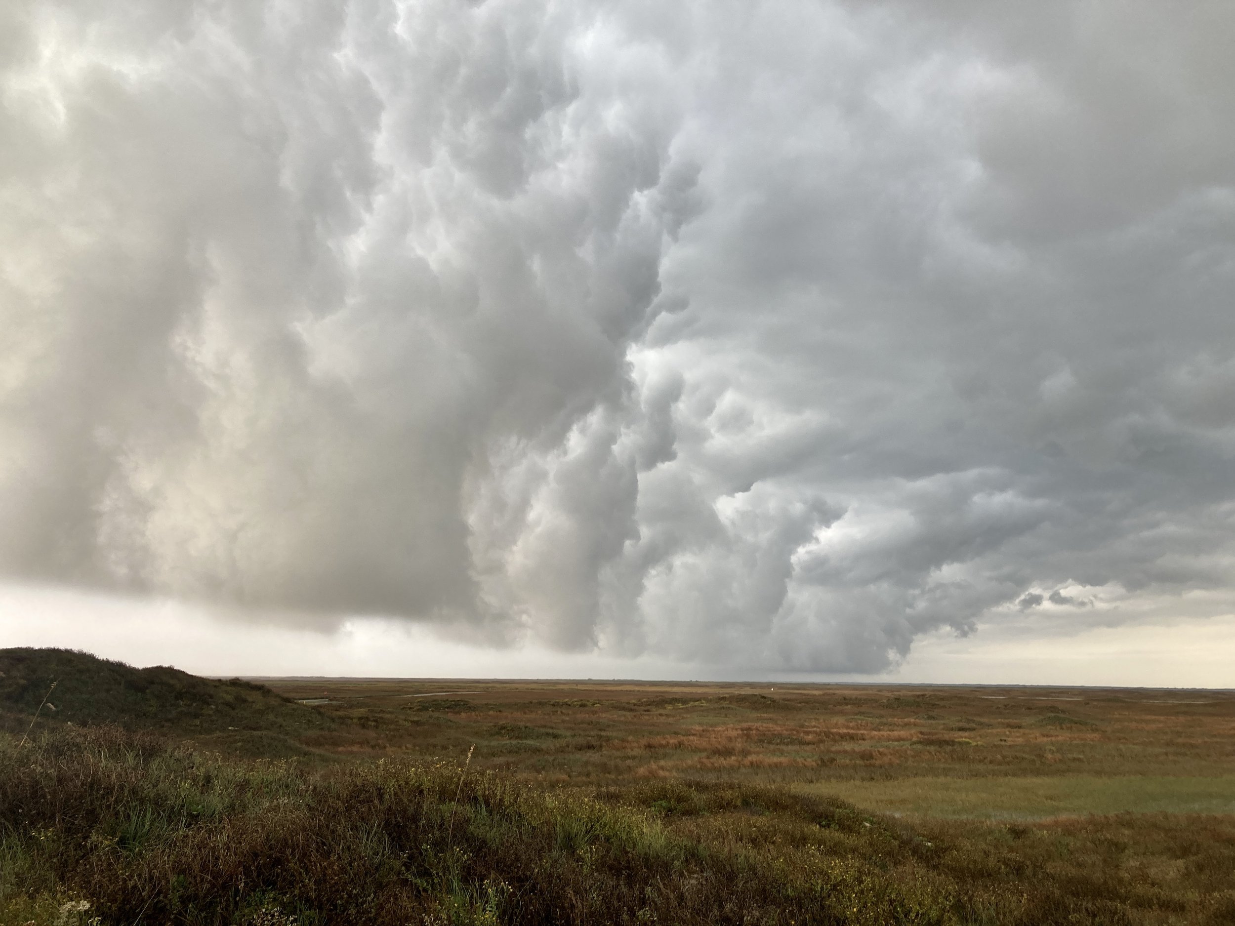Storm clouds above Padre Island