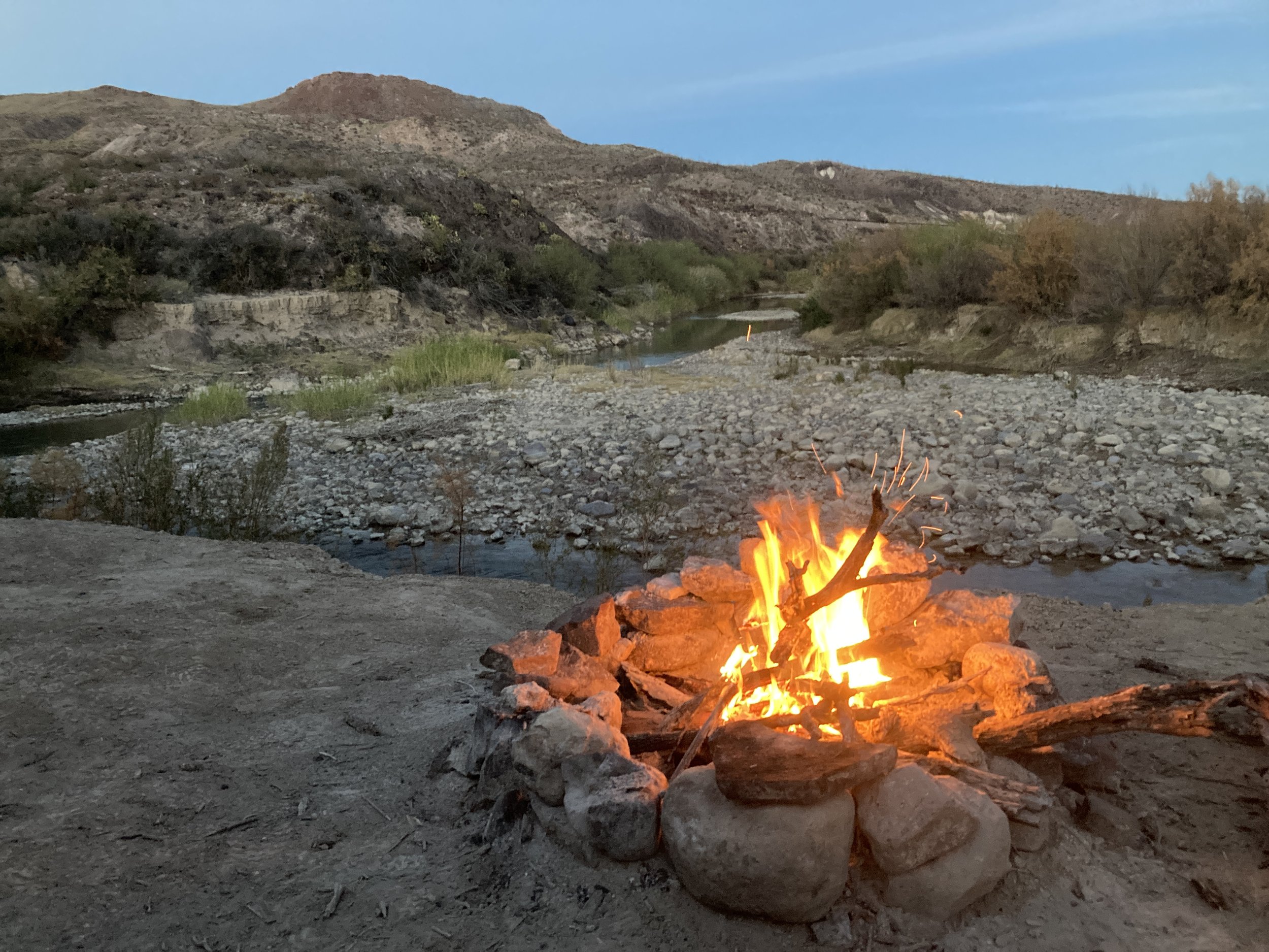 Living in a van, down by the river. 📍 Texas.
