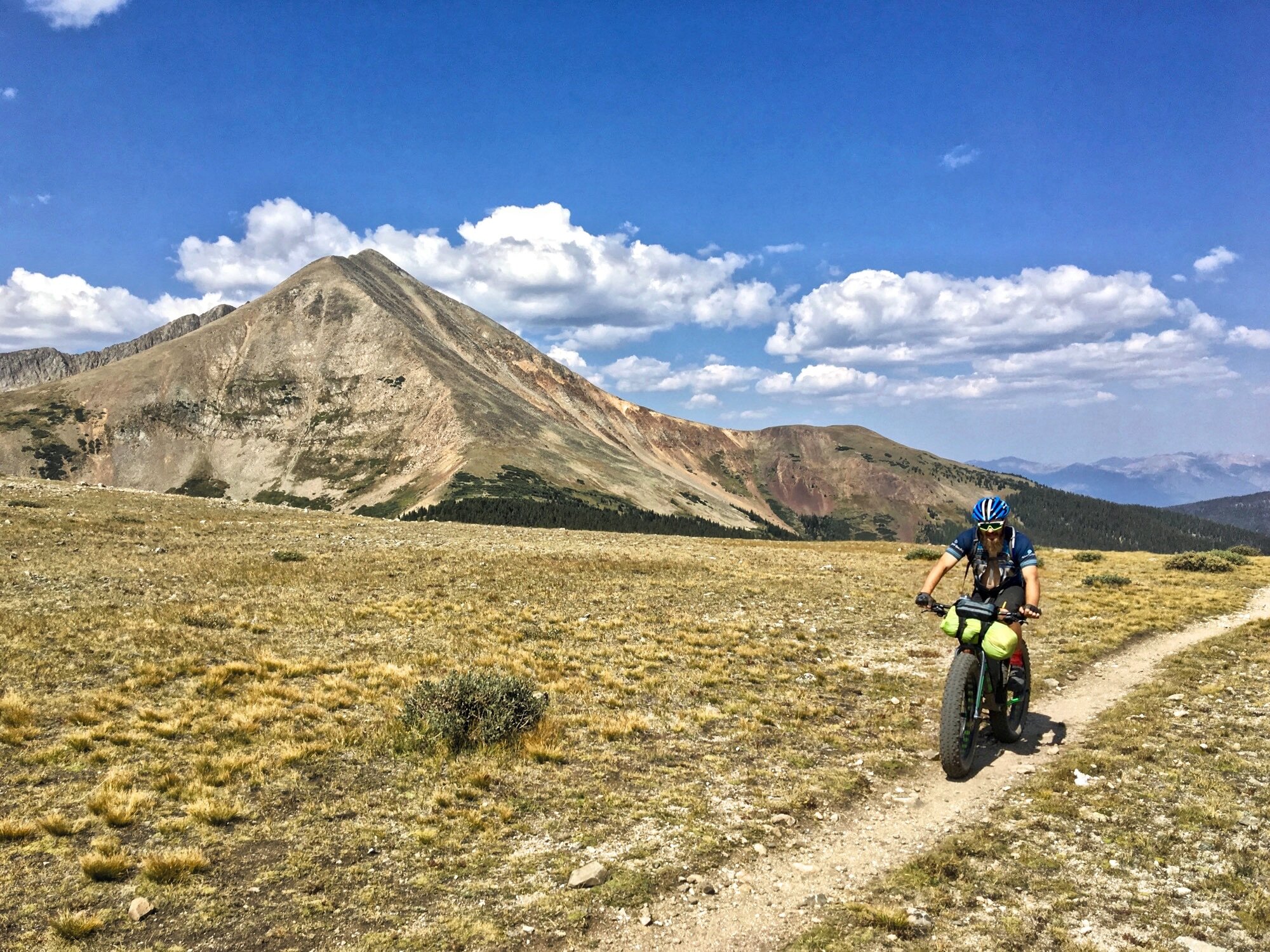 Trying to get a macrodose on the Colorado Trail. Photo: Mike H.
