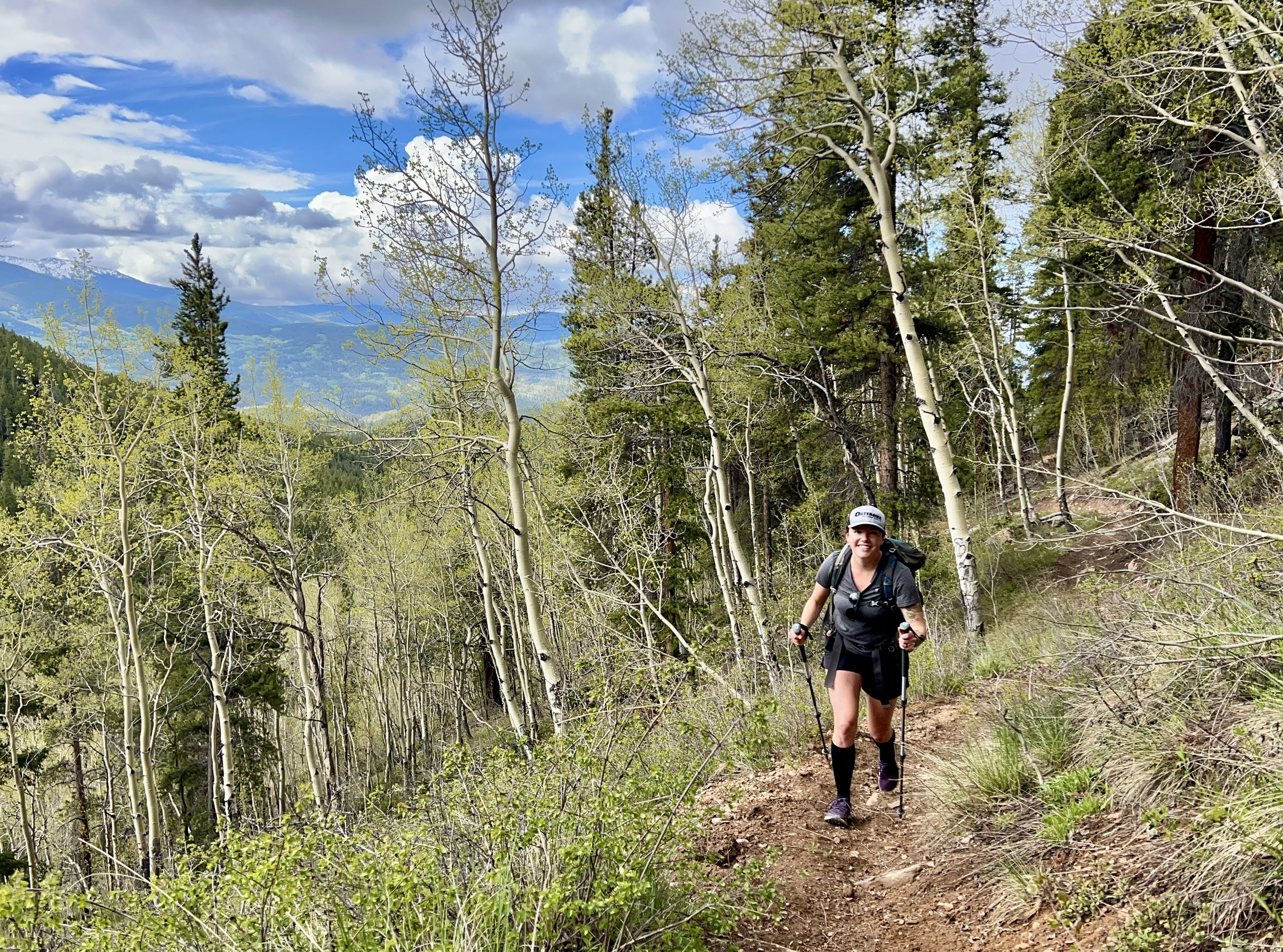   Christine on a 20-mile training day for her first ultra. While I had no interest in participating myself, I fully supported her decision to tackle such an incredible goal!  