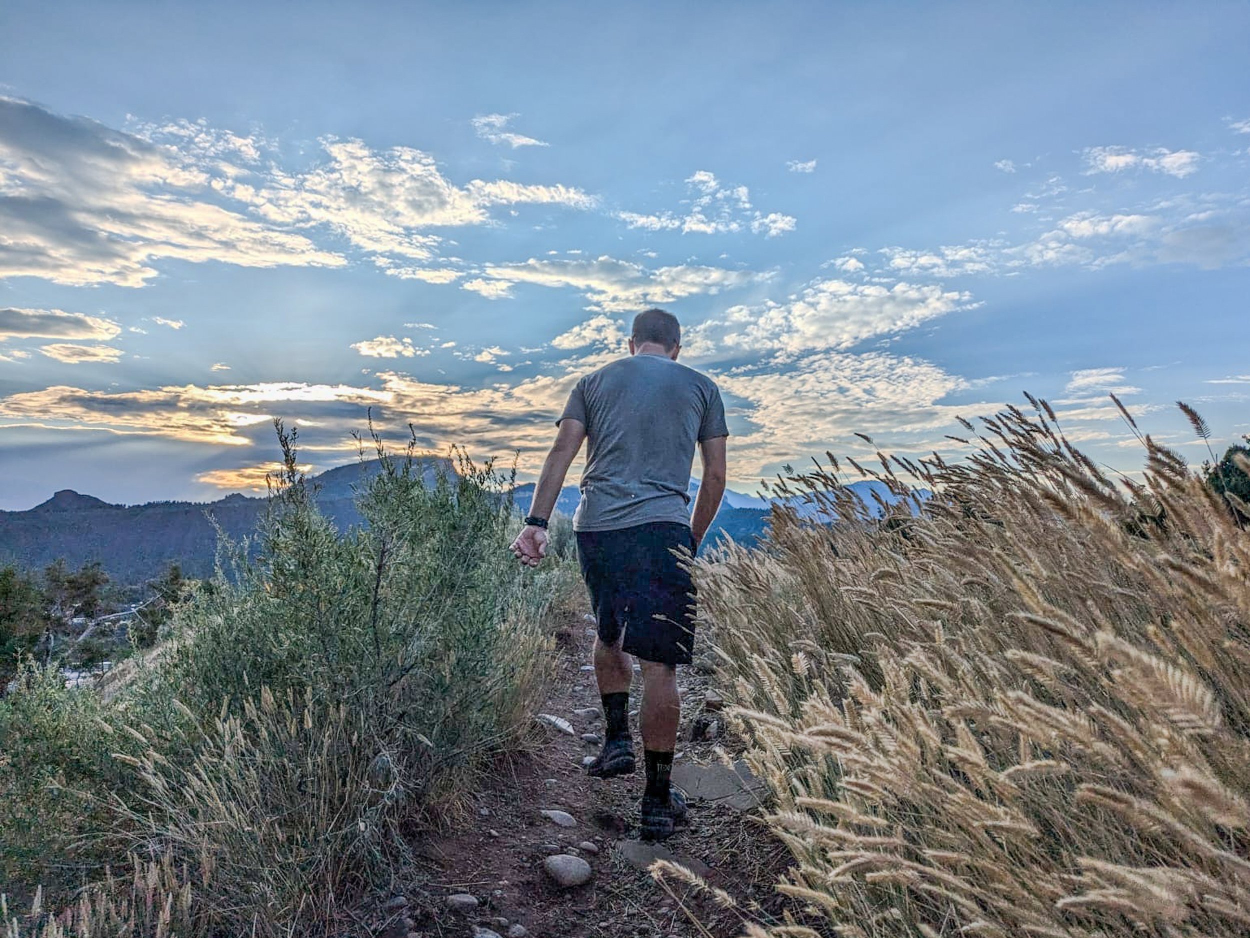 One of dozens of quick, daily hikes from the front door. Photo: Christine Henry.