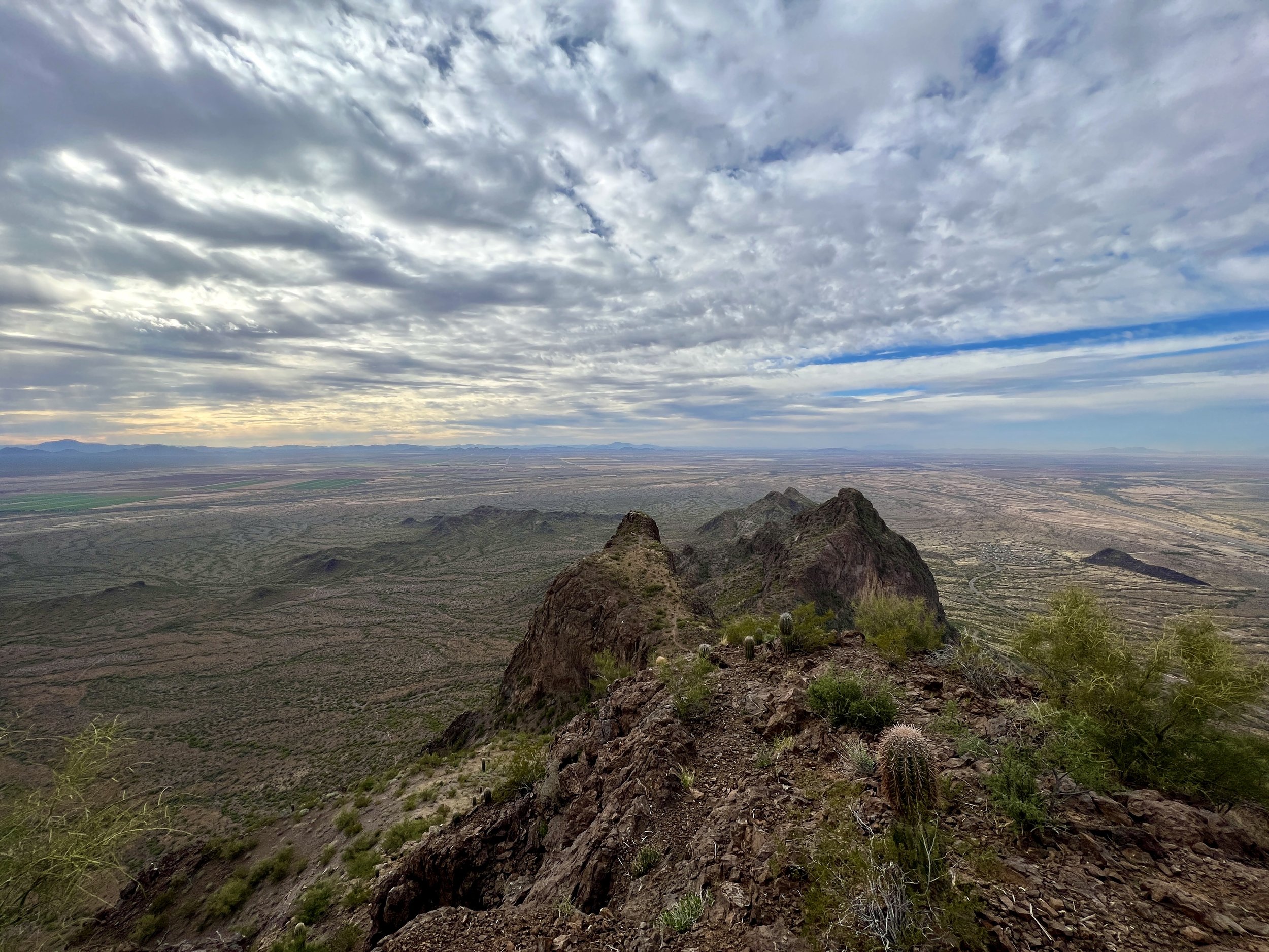View from the top of Picacho Peak